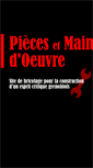 Mobile Screenshot of piecesetmaindoeuvre.com